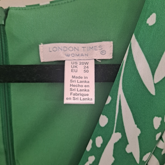 V-Neck Rufdle Sleeve Midi Dress - Picture 7 of 7